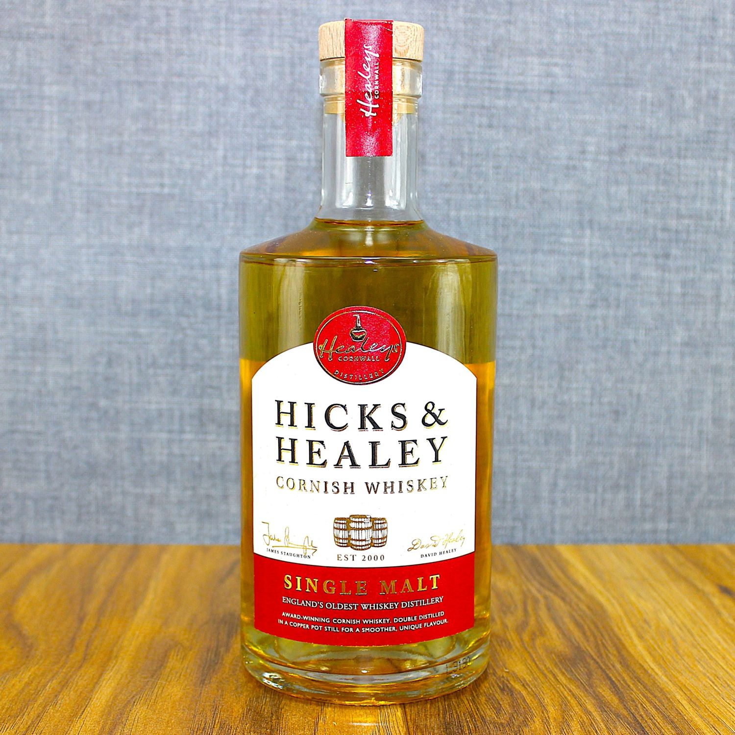 Hicks & Healey's Cornish Single Malt Whiskey (70cl) only £52.50