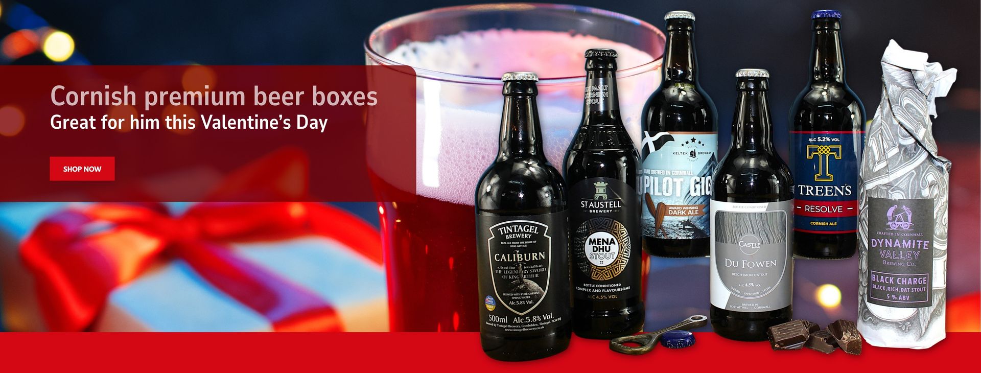 Valentine's Day beer boxes