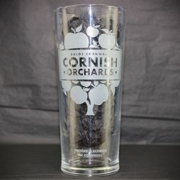 Cornish Orchards Etched Pint Glass