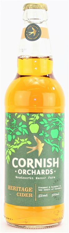 Cornish Orchards Heritage Cider - 500ml (ABV 5.0%) only £5.25