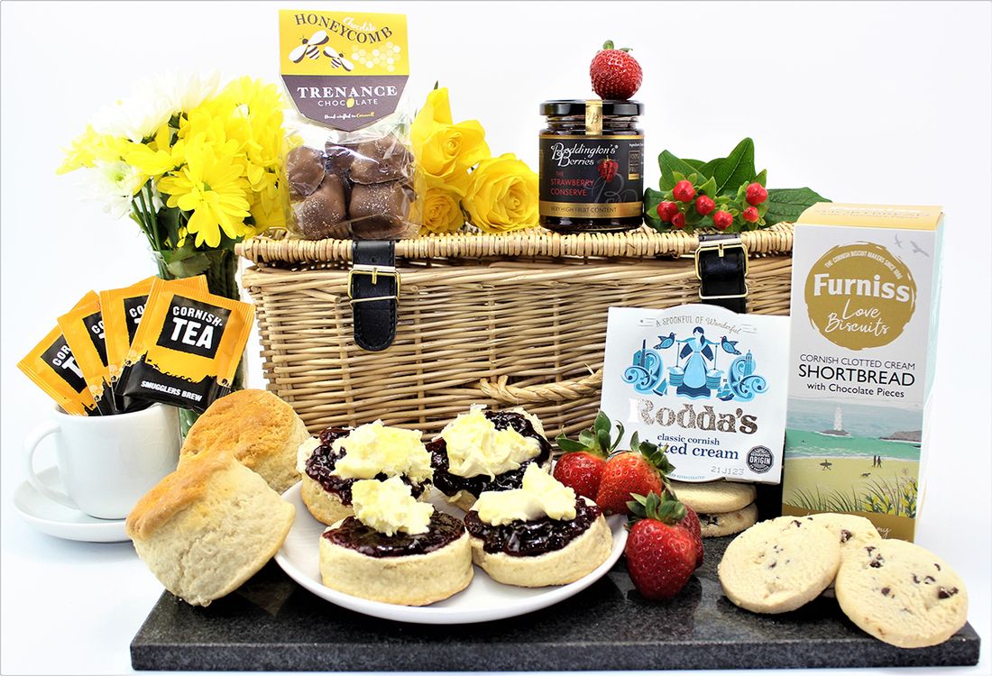 Mother's Day Cornish Cream Tea Hamper from £27.50