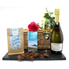 Chocolate, Sparkle & Fizz Anniversary Gift Box