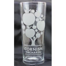 Cornish Orchards Etched Pint Glass