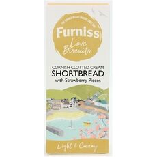 Furniss Cornish Clotted Cream Shortbread with Strawberry Pieces