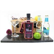 Cornish Pink Rock Gin, Tonic & Glass Hamper