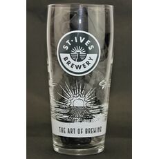 St Ives Brewery Branded Pint Glass