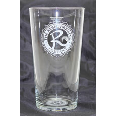 Rebel Brewing Co Branded Logo Straight Pint Glass