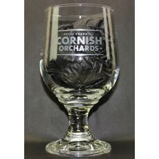 Cornish Orchards Branded Etched Pint Goblet