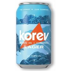St Austell Brewery Korev Cornish Lager (330ml Can)