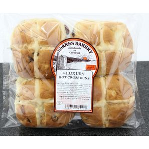 Luxury Hot Cross Buns (Pack of 4)