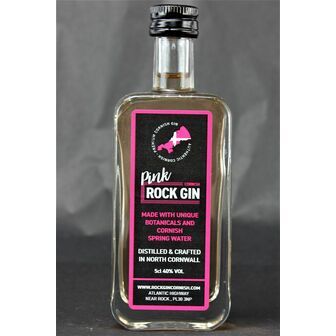 Pink Cornish Rock Gin Miniature (5cl)