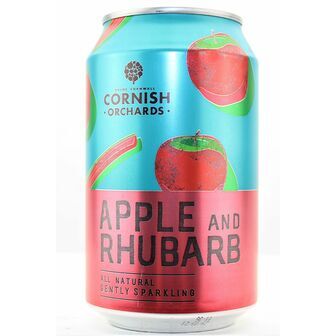 Cornish Orchards Apple & Rhubarb Can