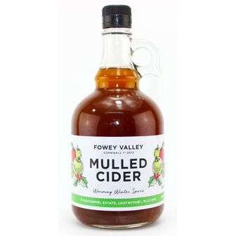 Fowey Valley Mulled Cider - 1 litre flagon (ABV 4.0%)