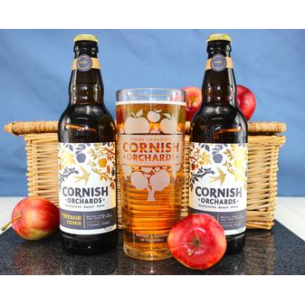 Traditional Cornish Orchards Cider &amp; Pint Glass Gift Set