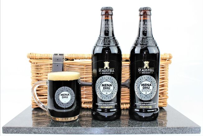 St Austell Brewery Mena Dhu & Pint Tankard Gift Set