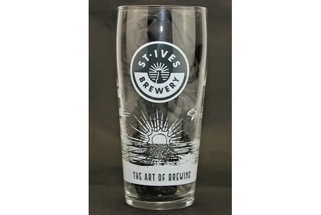 St Ives Brewery Branded Pint Glass