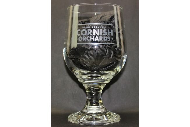 Cornish Orchards Branded Etched Pint Goblet