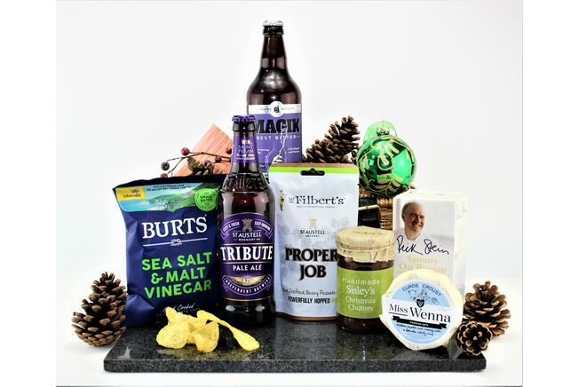 'A Treat for Father Christmas' Beer & Snacks Hamper