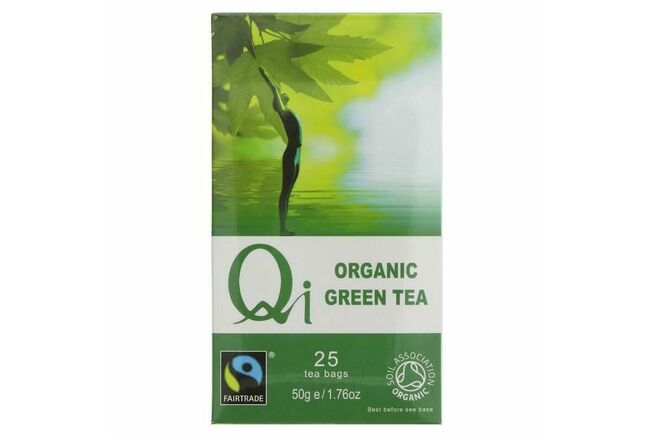Qi Fairtrade Organic Green Tea (25 Bags)