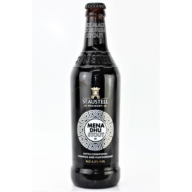 St Austell Brewery Mena Dhu Stout - 500ml (ABV 4.5%)